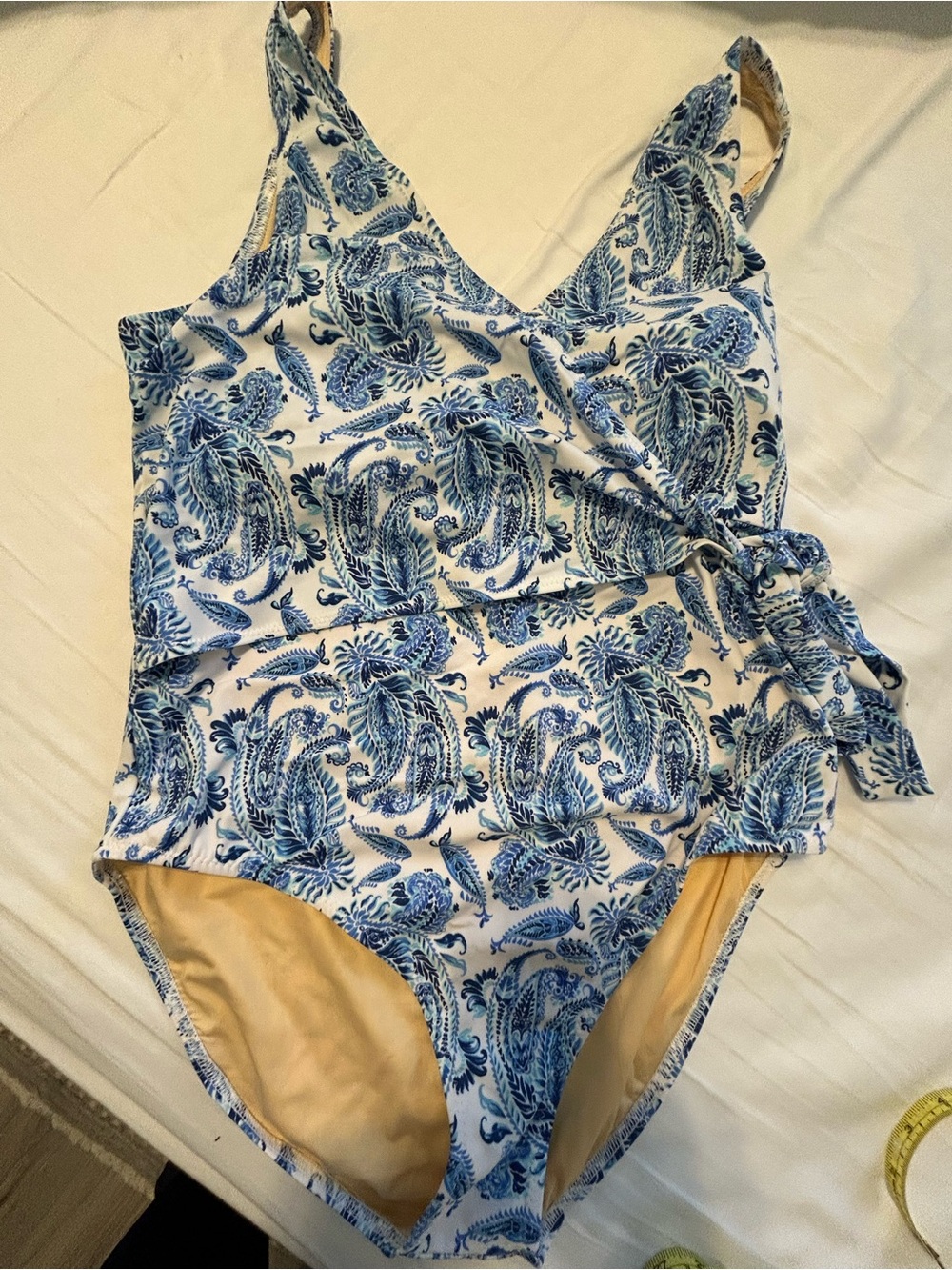 Cabana Life Blue Paisley One-Piece Swimsuit - Picture 2 of 10